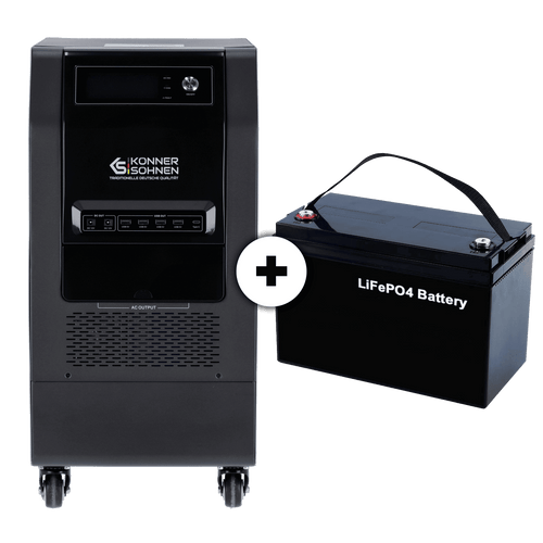 Käyttö ulkoisella akulla