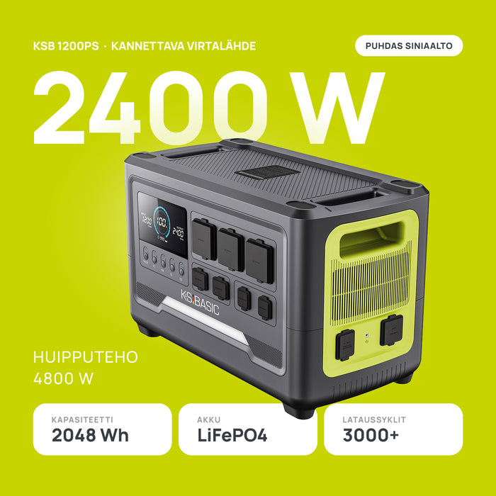 Kannettava virtalähde KSB 2400PS