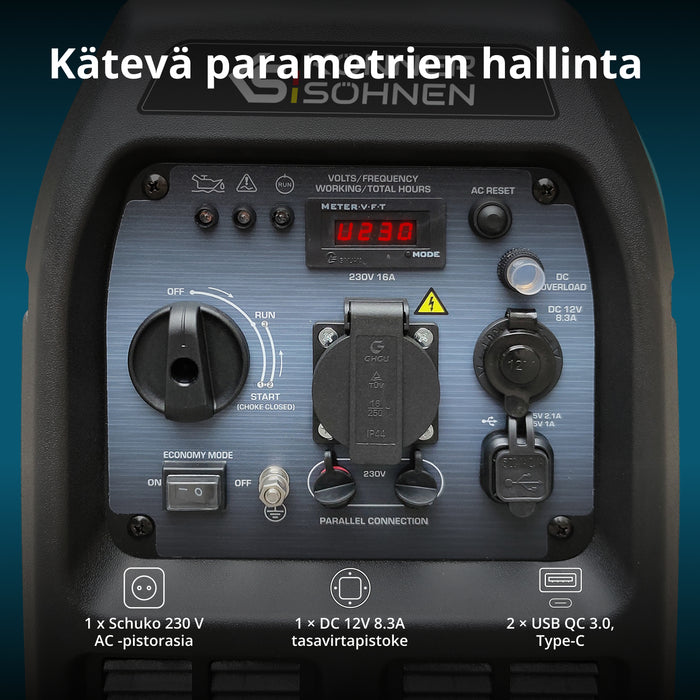 Invertterigeneraattori KS 3100i S