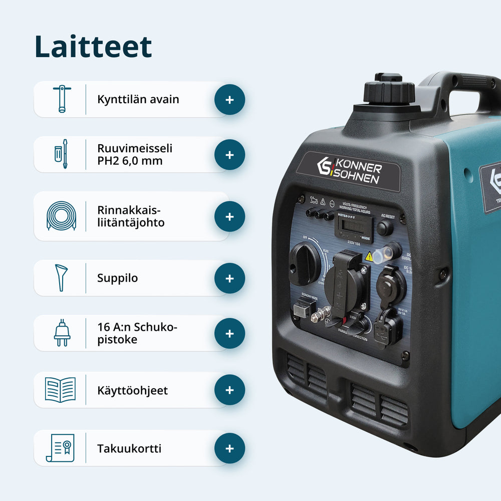 Invertterigeneraattori KS 3100i S