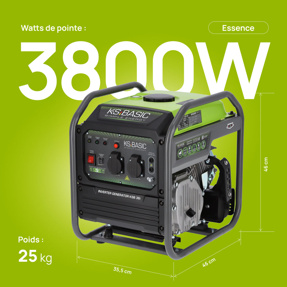 Groupe électrogène inverter KSB 36i 