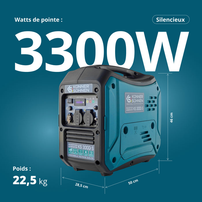 Groupe électrogène inverter KS 3000i S