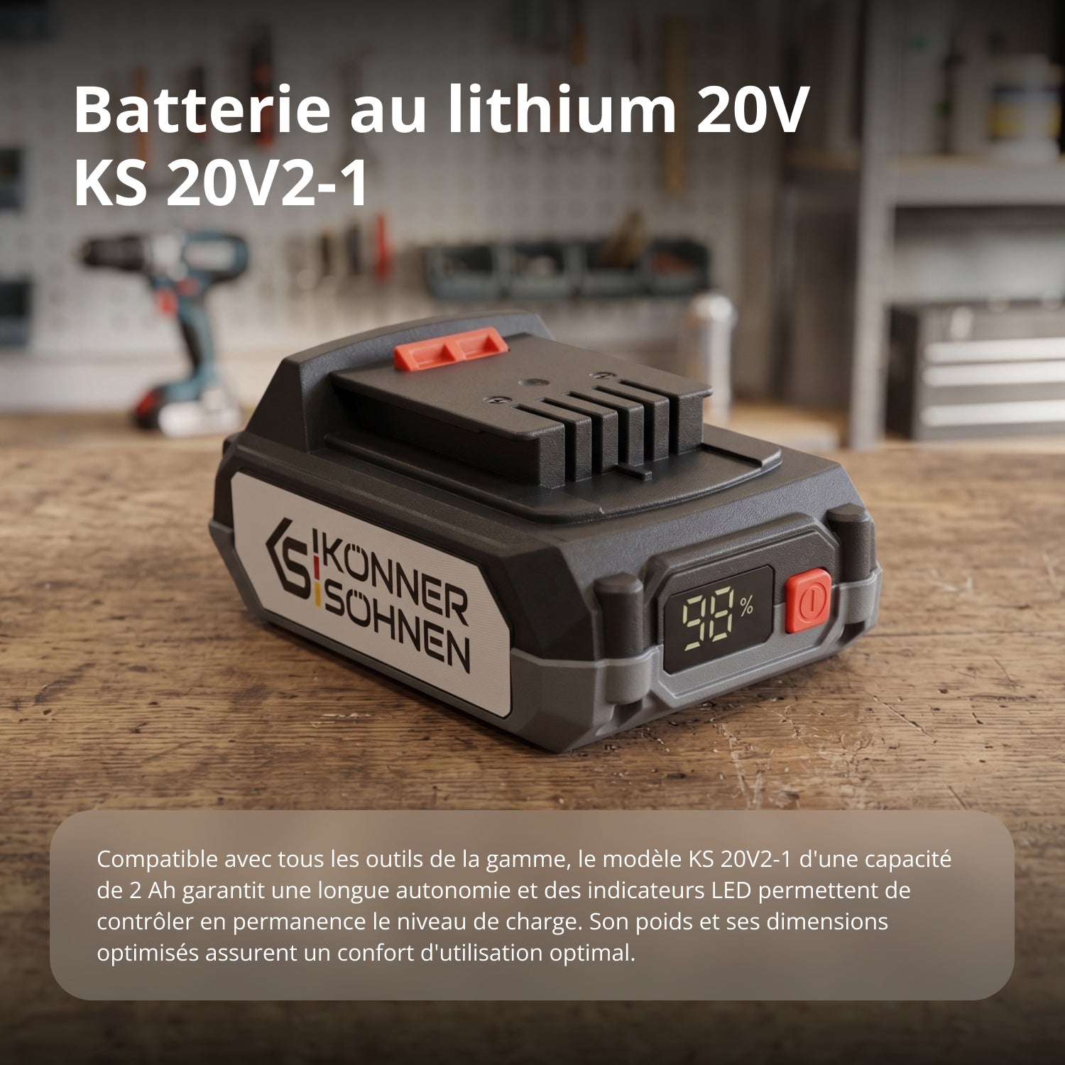 Kit de démarrage KS 20V2-1-DUAL