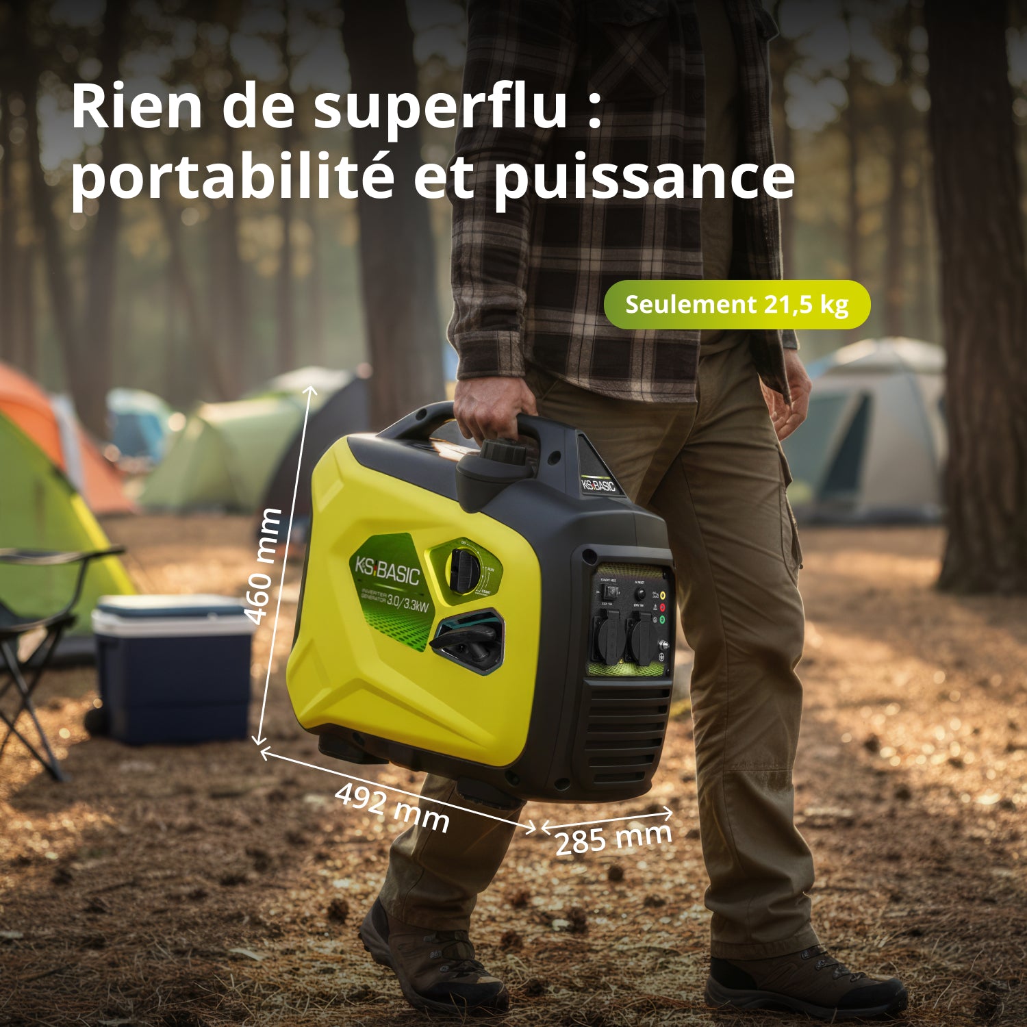 Groupe électrogène à essence inverter  KSB 33i S