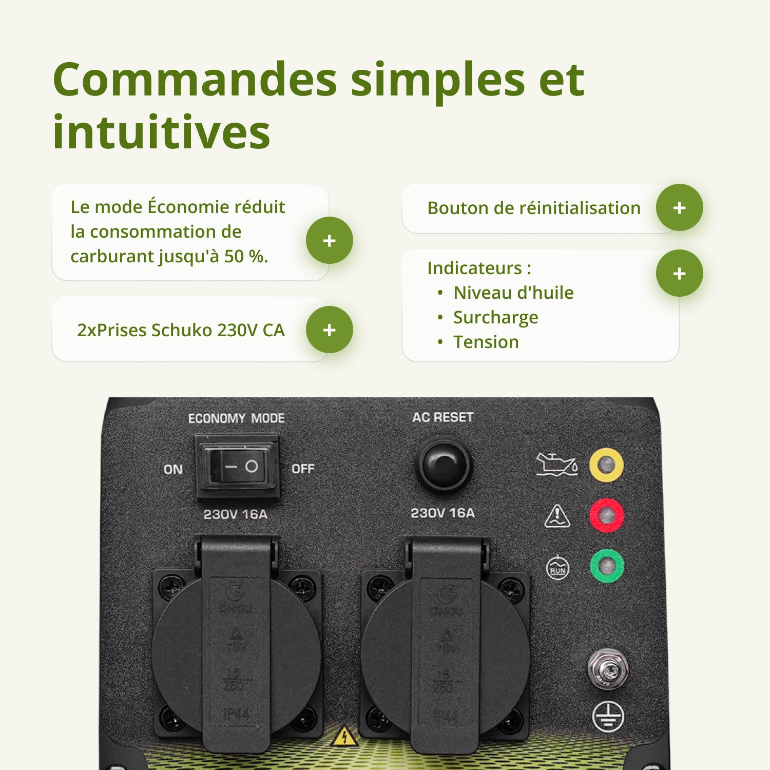 Groupe électrogène à essence inverter  KSB 33i S