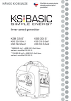 Invertorová elektrocentrála v odhlučněném krytu KSB 22i S, KSB 33i S