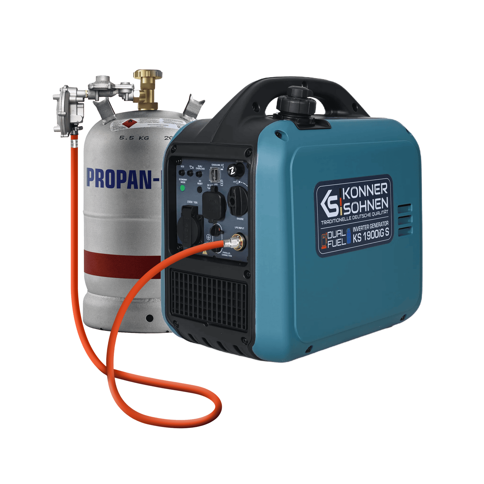 Inverteres generátor (LPG/benzin) KS 1900iG S