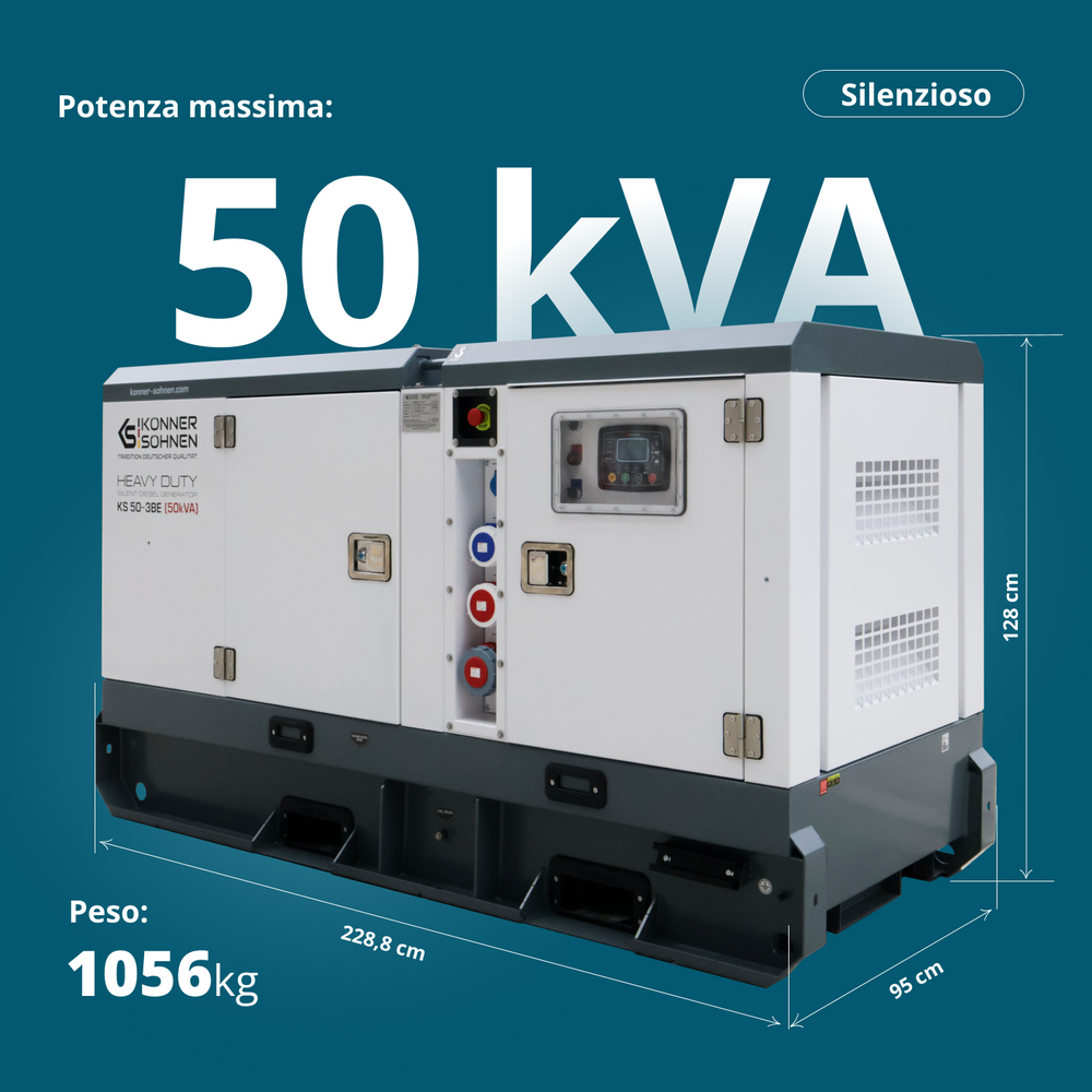 Centrale Elettrica Diesel Trifase KS 50-3BE