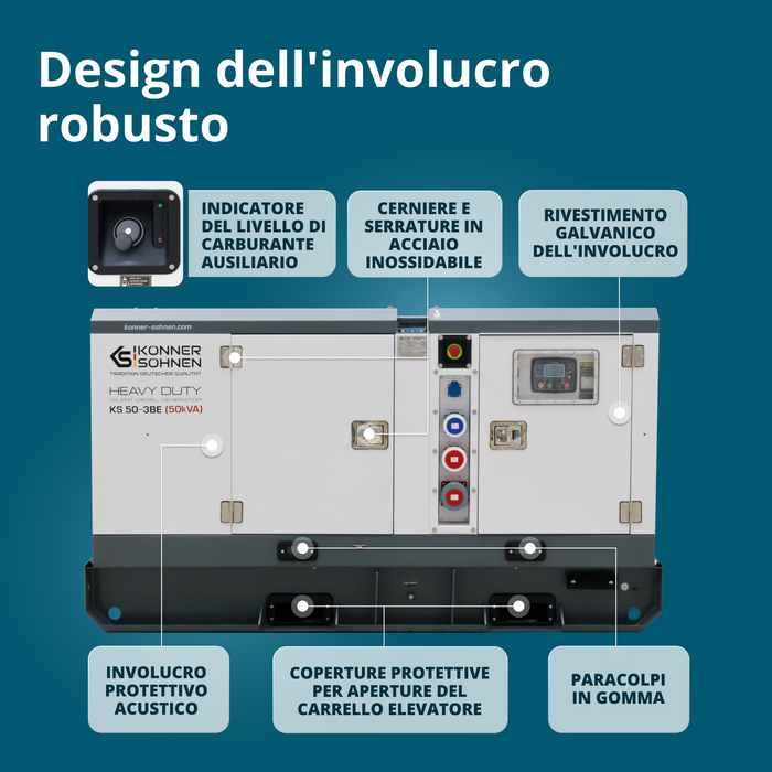 Centrale Elettrica Diesel Trifase KS 50-3BE