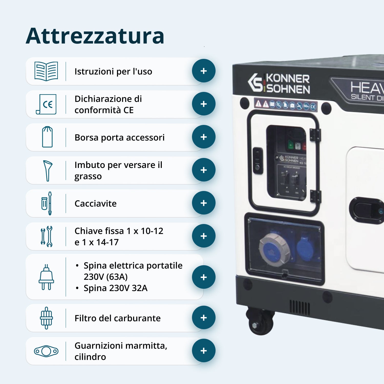 Generatore Diesel KS 16-1E