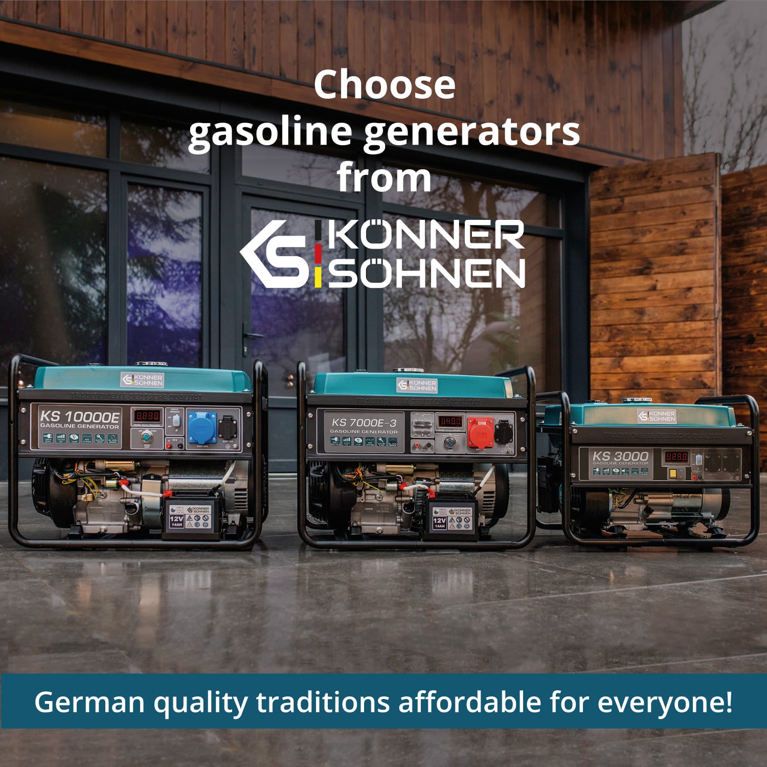 Gasoline generator "Könner & Söhnen" KS 3000E