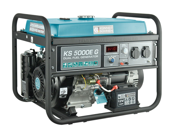 Generatore a GPL/Benzina Könner & Söhnen KS 5000E G