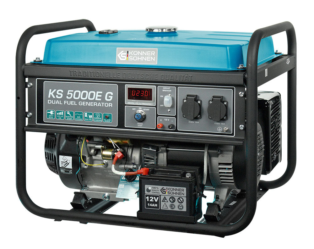 Generatore a GPL/Benzina Könner & Söhnen KS 5000E G