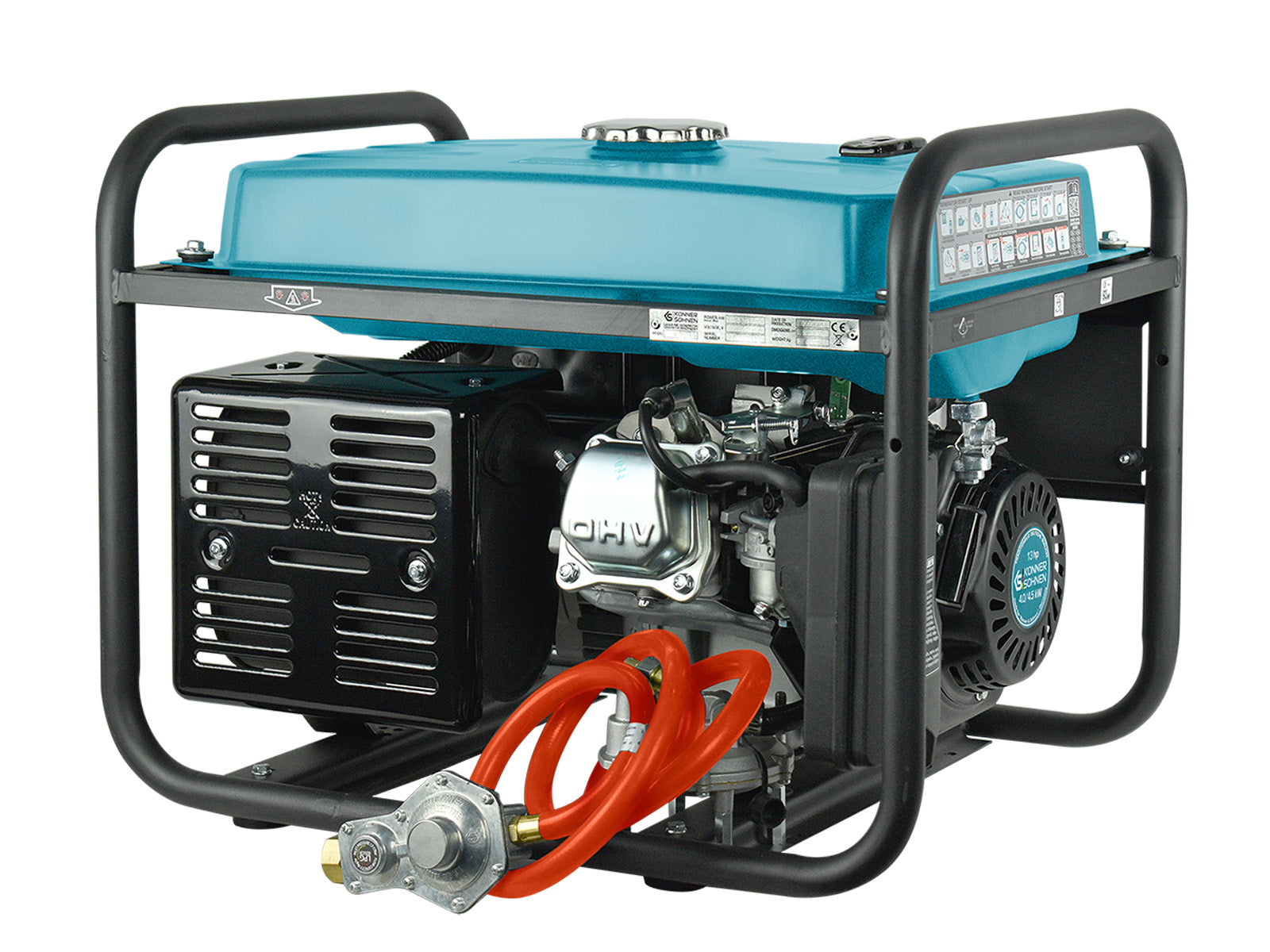LPG/Benzine Generator "Könner & Söhnen" KS 5000E G
