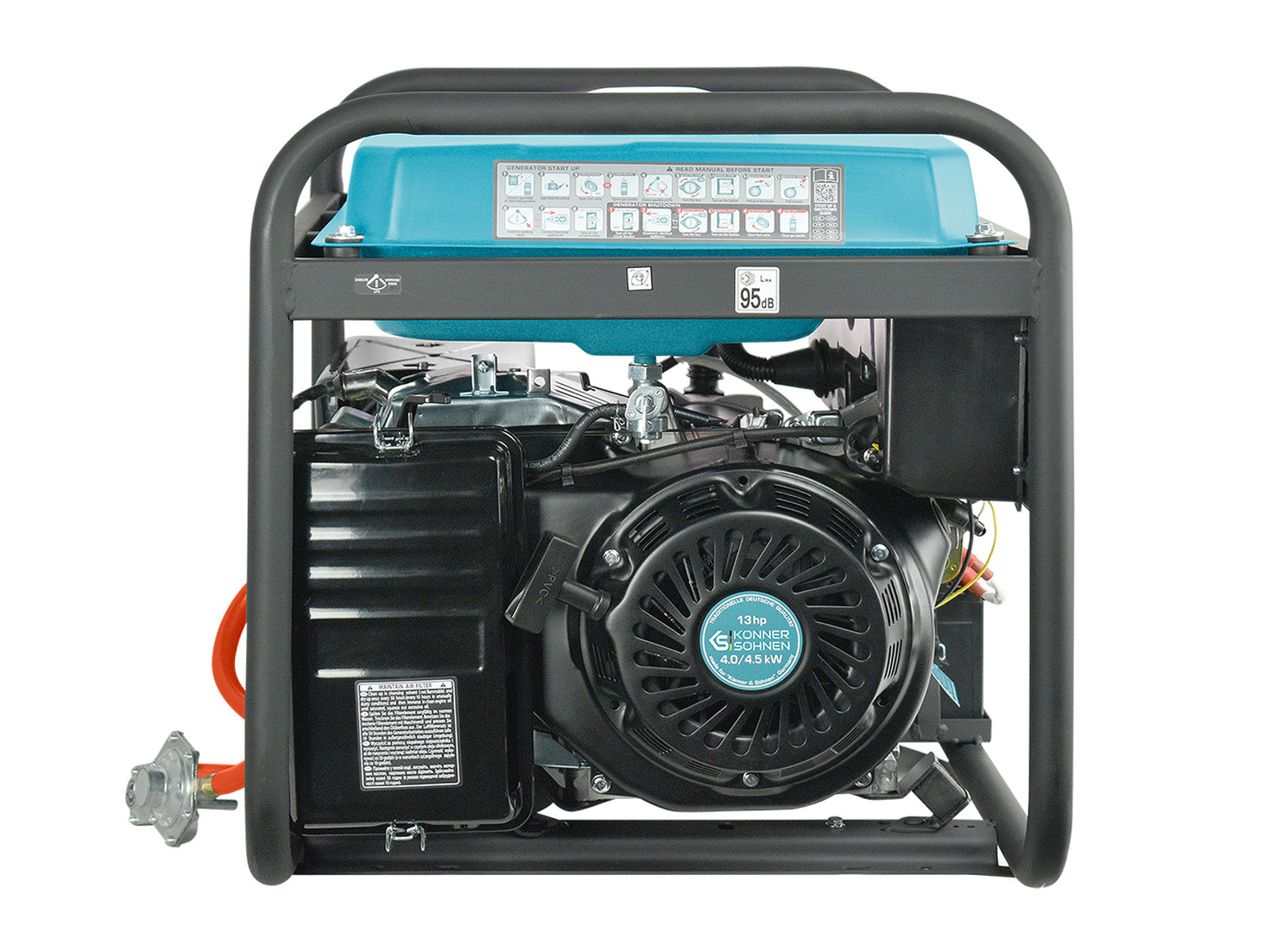 LPG/Benzine Generator "Könner & Söhnen" KS 5000E G