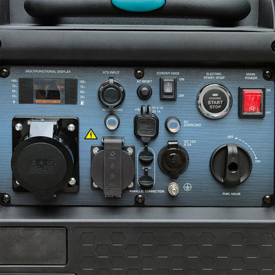 Painel de controlo ergonómico
