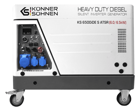 Diesel Inverter Generator i Lyddæmpet Kabinet KS 6500iDE S ATSR