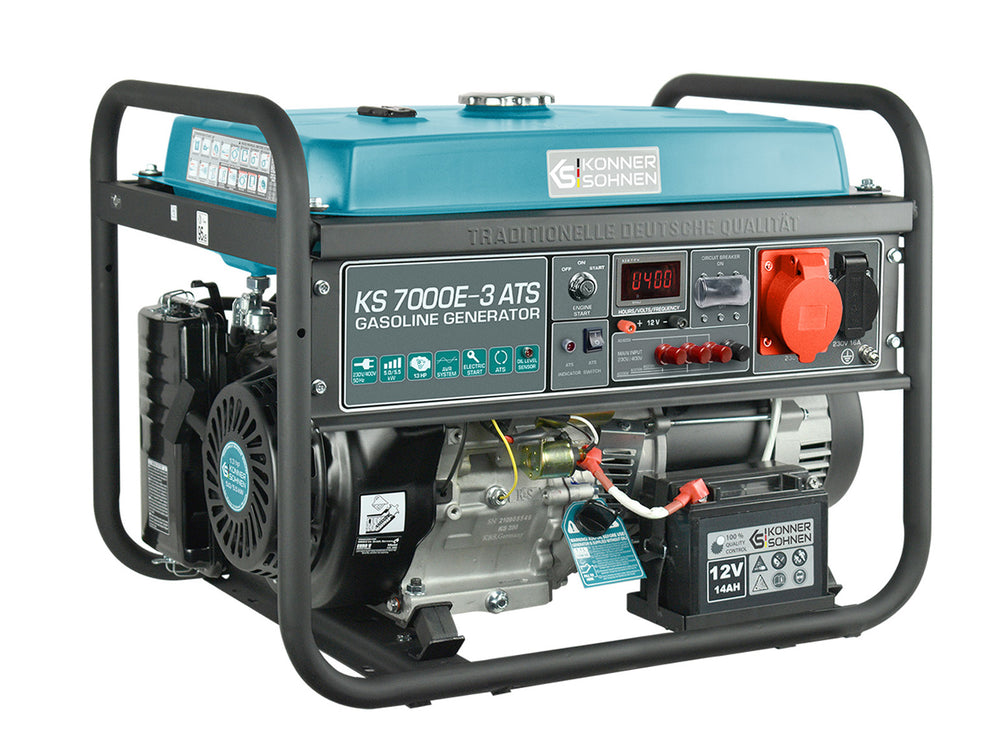 Benzinski generator „Könner & Söhnen“ KS 7000E-3 ATS
