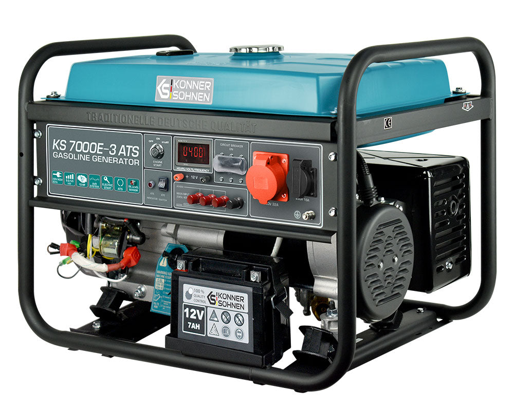 Benzinski generator „Könner & Söhnen“ KS 7000E-3 ATS
