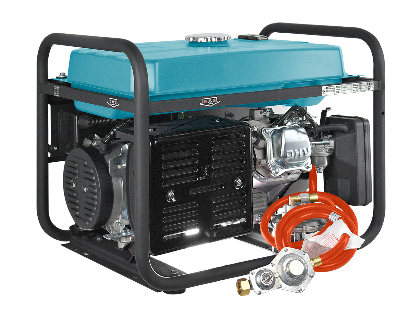 Gerador a GPL/Gasolina 'Könner & Söhnen' KS 7000E G
