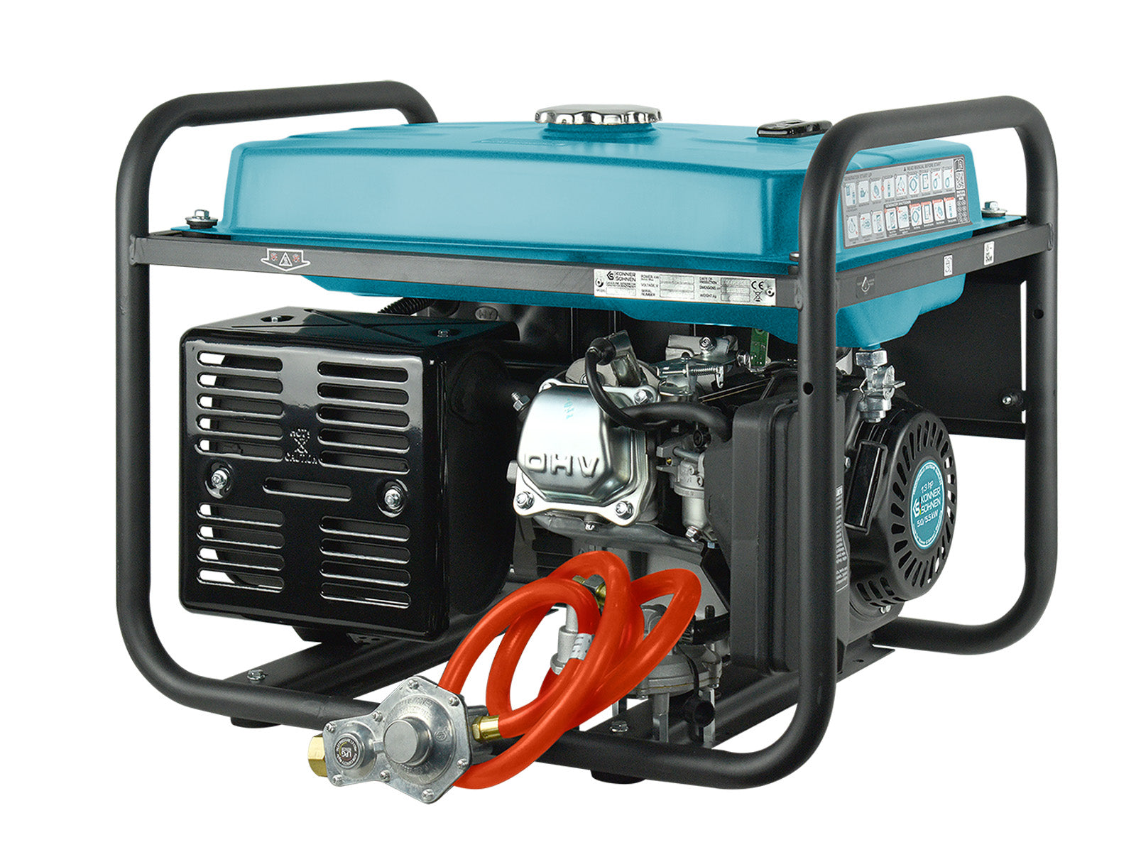 Gerador a GPL/Gasolina 'Könner & Söhnen' KS 7000E G
