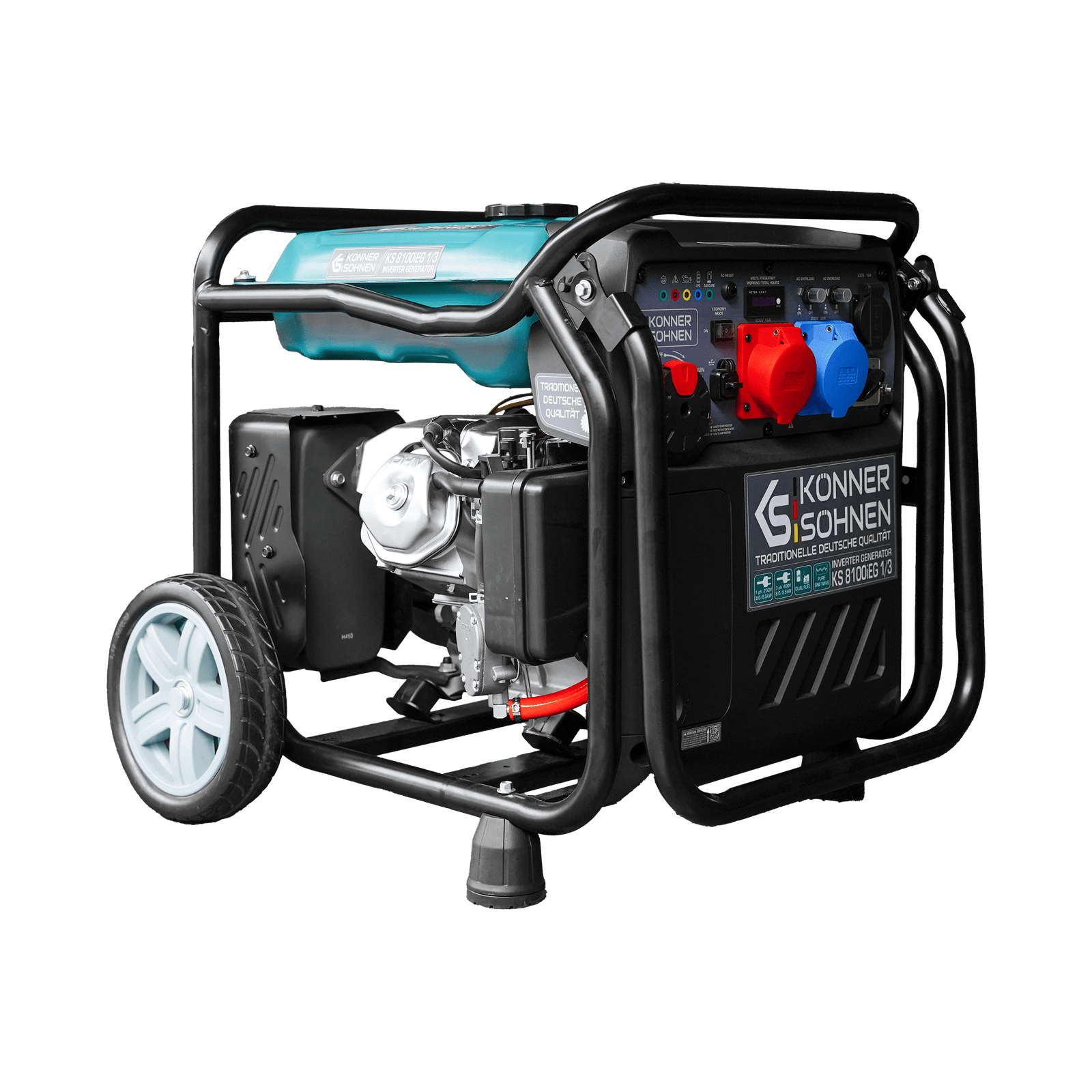 LPG/benzínový invertorový generátor KS 8100iEG 1/3