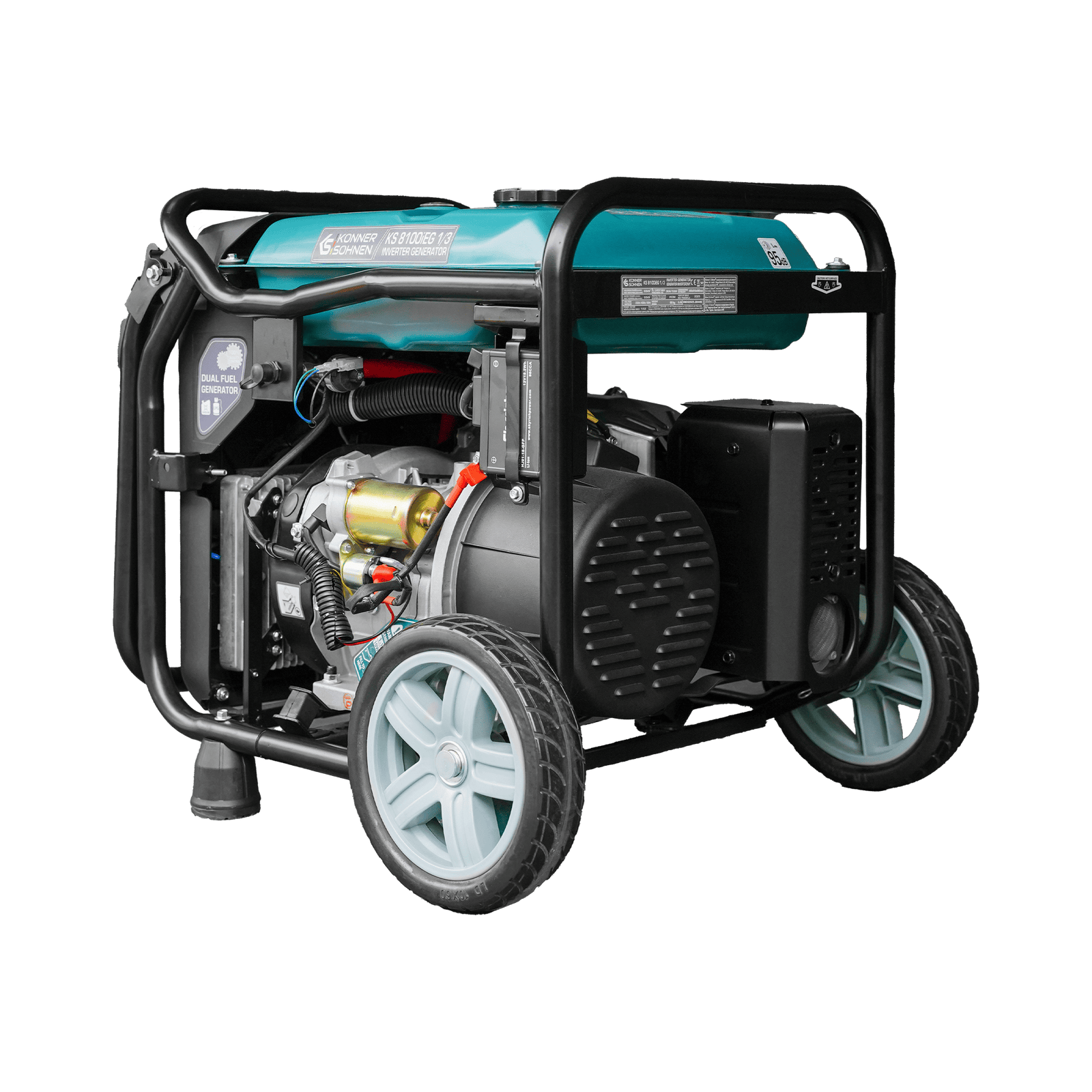 LPG/benzínový invertorový generátor KS 8100iEG 1/3