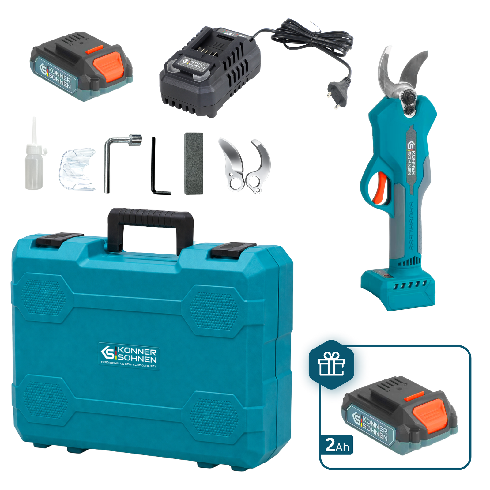 Cesoie Elettriche Senza Fili KS CPS20V-32 CASE PLUS