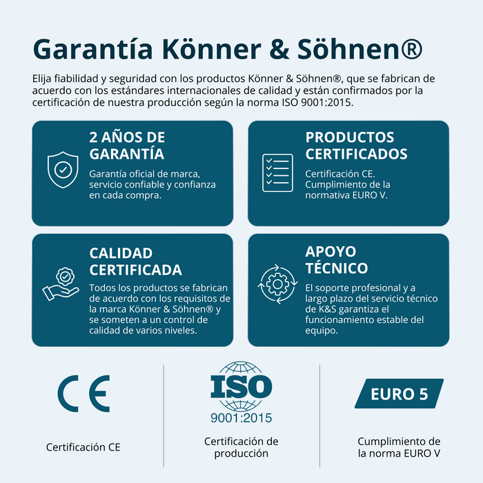 KS 48VGS-DC Generador de corriente continua, versión 50–55V