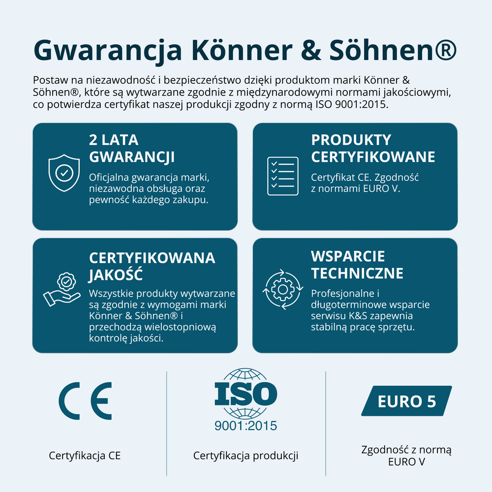 Generator prądu stałego KS 48VS-DC, wersja 50–55V