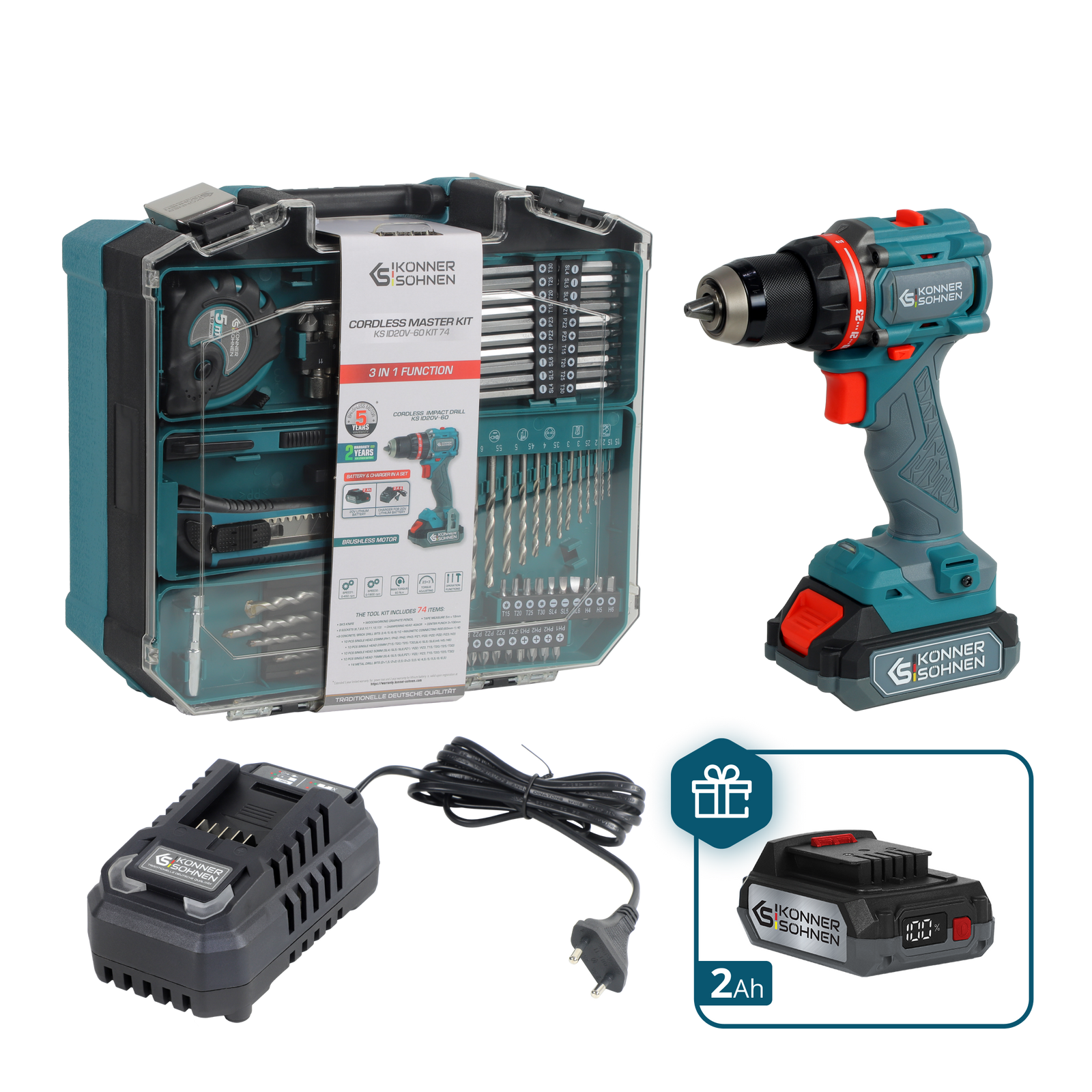 Bezdrátová Sada Master KS ID20V-60 KIT 74