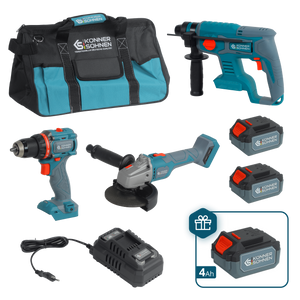 Ledningsfri Master Sæt 3-i-1 Kit KS RHAGD 20V SET 3 PLUS