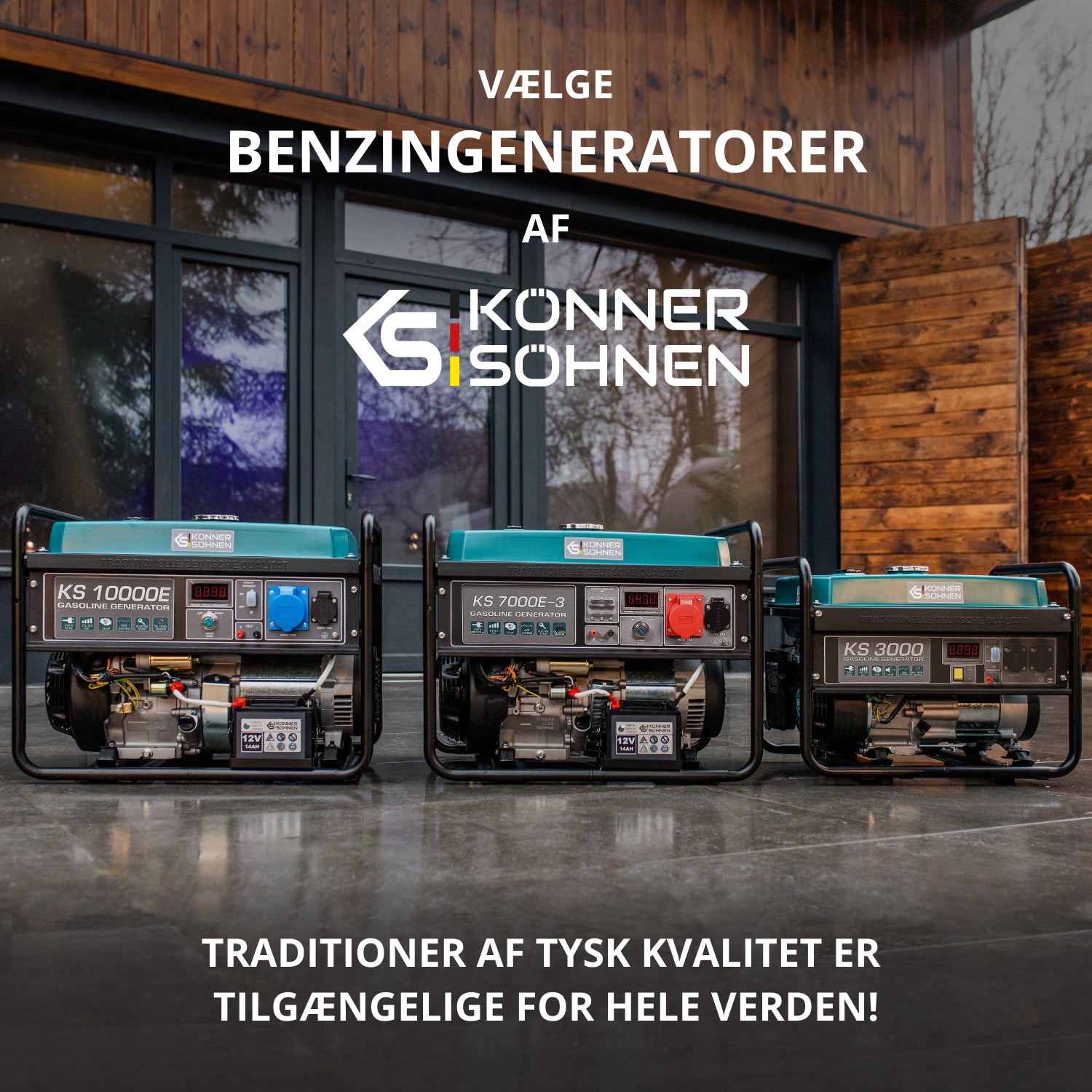 Benzinski generator „Könner & Söhnen“ KS 2900