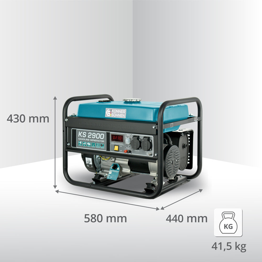 Benzinski generator „Könner & Söhnen“ KS 2900
