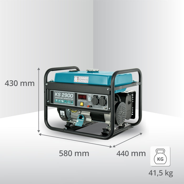 Benzinski generator „Könner & Söhnen“ KS 2900