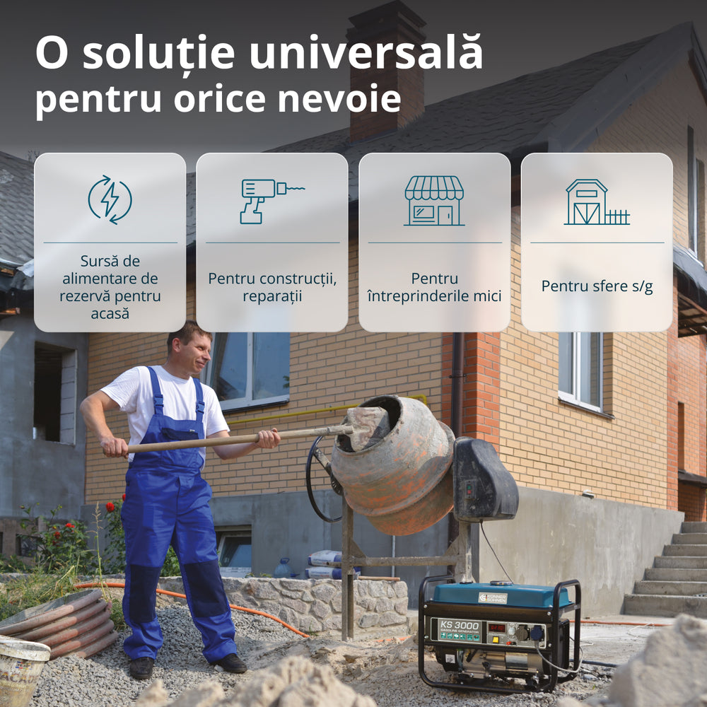 Generator pe benzină „Könner & Söhnen” KS 3000