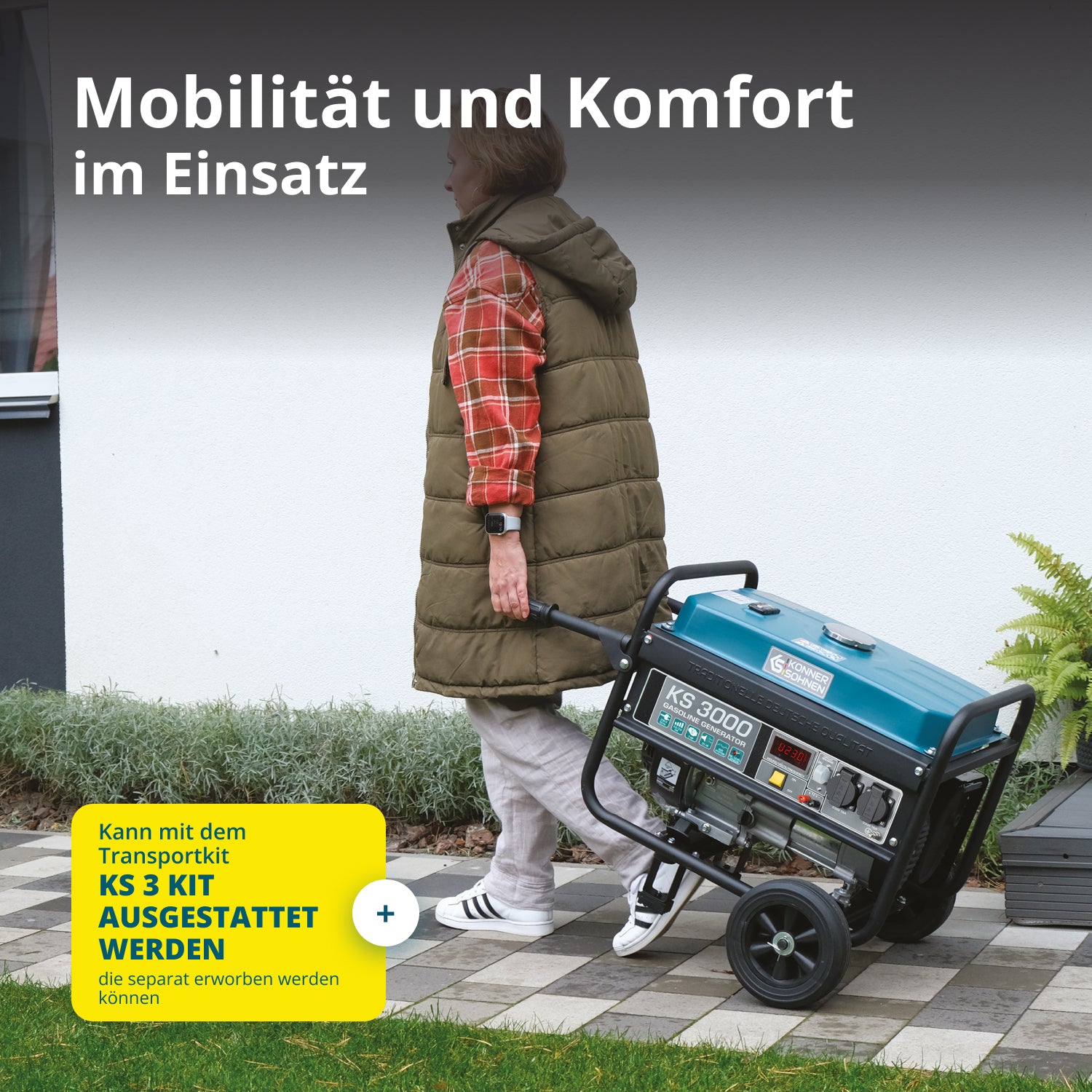 Benzin-Generator "Könner & Söhnen" KS 3000