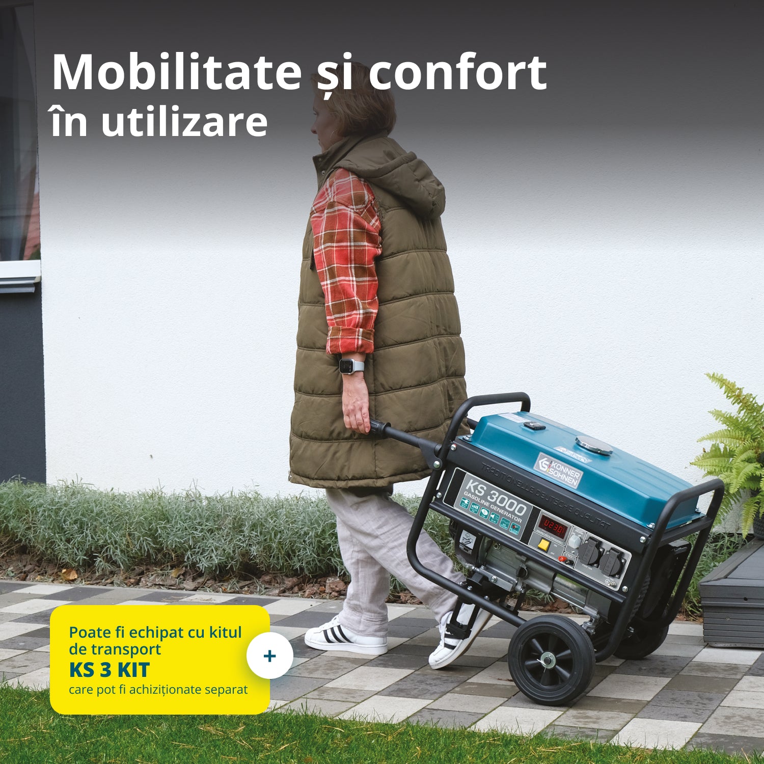 Generator pe benzină „Könner & Söhnen” KS 3000