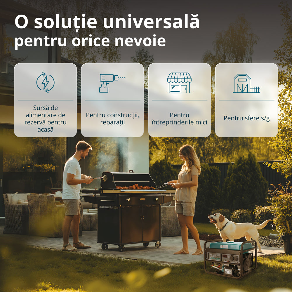 Generator pe benzină „Könner & Söhnen” KS 3000E