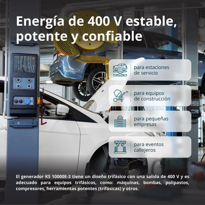 Generador de gasolina "Könner & Söhnen" KS 10000E-3