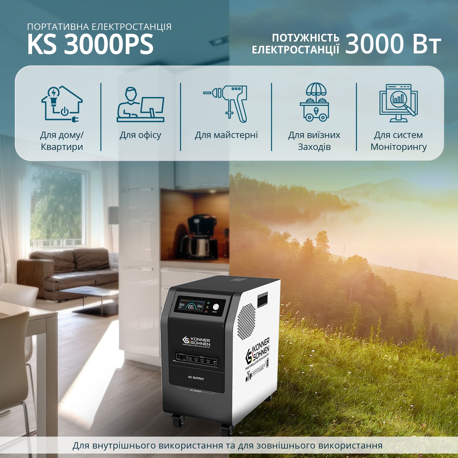 Портативна електростанція KS 3000PS