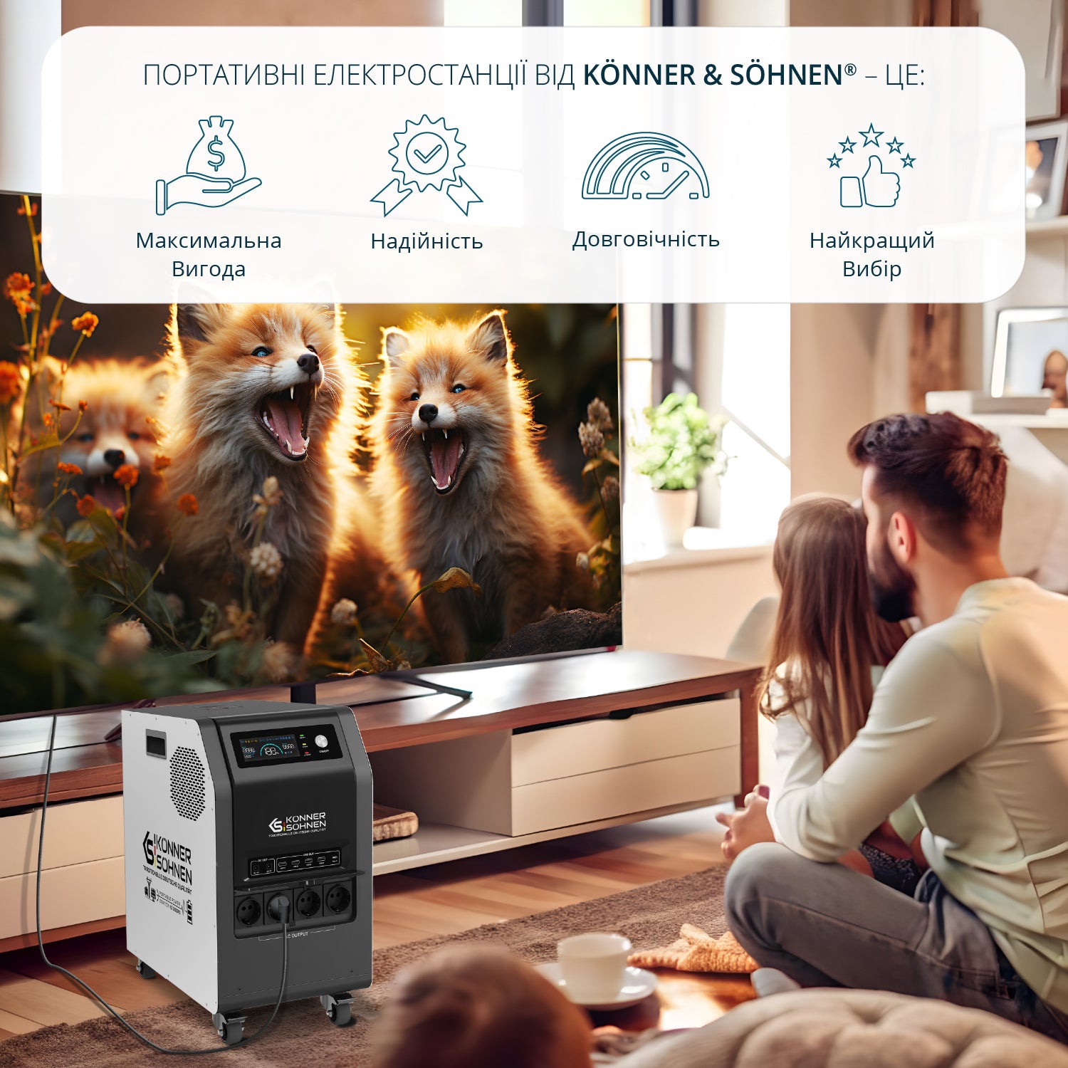 Портативна електростанція KS 3000PS