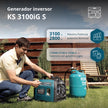 Generador inverter híbrido de gas/gasolina KS 3100iG S thumbnail