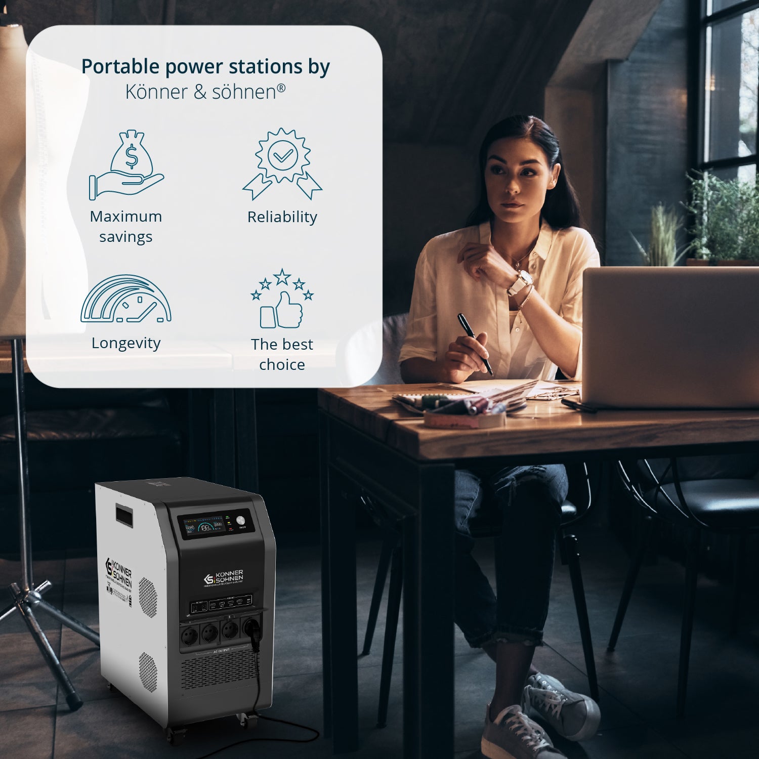 Kannettava virtalähde KS 5200PS