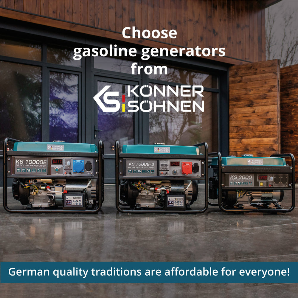 Benzingenerator "Könner & Söhnen" KS 7000E 1/3
