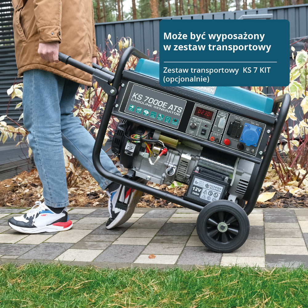 Generator benzynowy „Könner & Söhnen” KS 7000E ATS