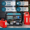 Gerador a GPL/Gasolina 'Könner & Söhnen' KS 7000E G thumbnail