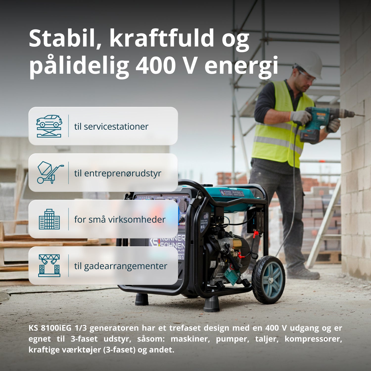 LPG/benzínový invertorový generátor KS 8100iEG 1/3