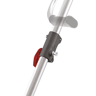 Tige démontable avec raccord en aluminium 