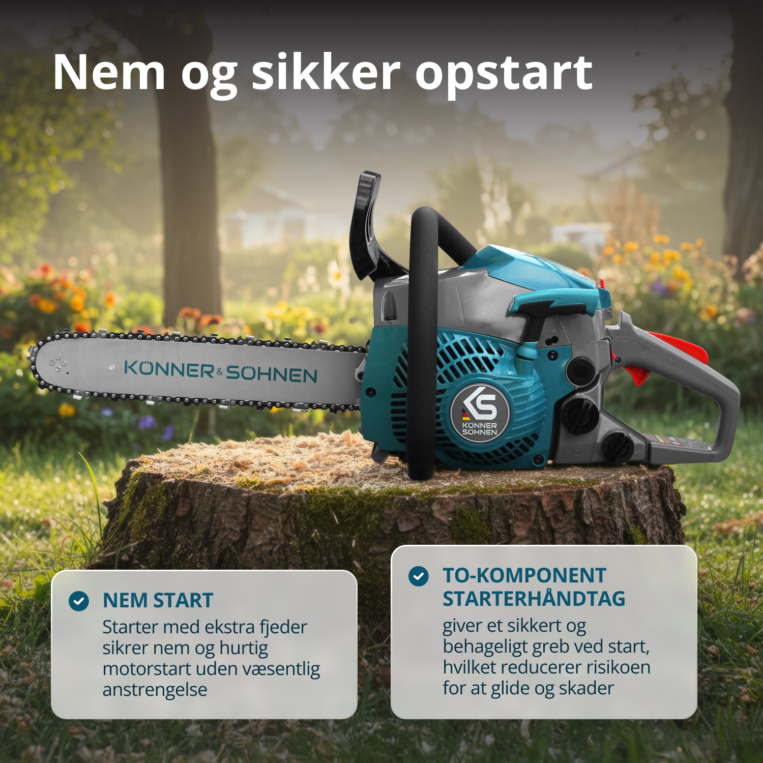 Benzinmotorsav KS CS18G-14C